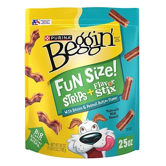 Purina Beggin' Fun Size Strips & Flavor Stix