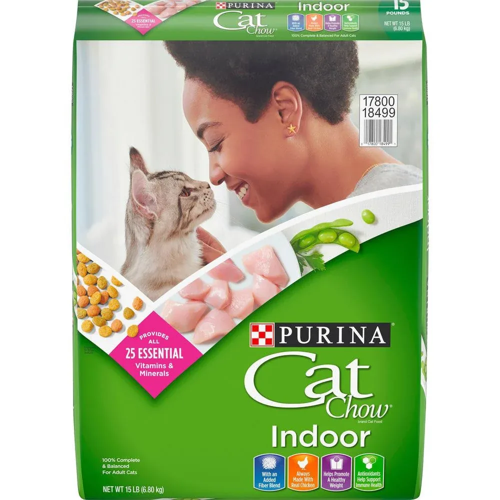 Purina Cat Chow Indoor Dry Cat food 15lb {L-1} 178865