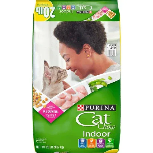 Purina Cat Chow Indoor Dry Food 20lb {L-1} 178867 - Image 2