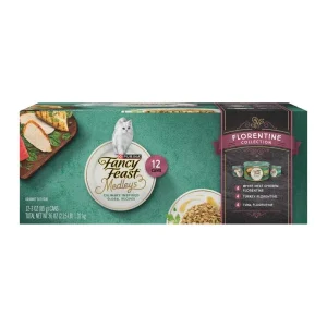 Purina Fancy Feast Medleys Florentine Collection Gourmet Wet Cat Food Variety Pack - (12) 3 oz. Cans
