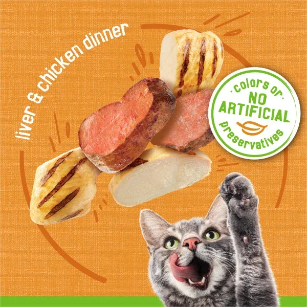 Purina Friskies Wet Cat Food Pate, Liver and Chicken Dinner - 5.5 oz. Can - Image 2