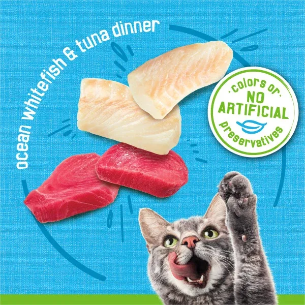 Purina Friskies Wet Cat Food Pate Ocean Whitefish and Tuna Dinner - 5.5 oz. Can - Image 2