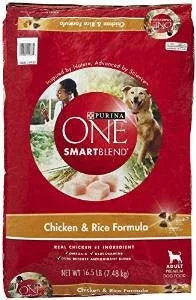 Purina One Smartblend Adult Dog Chicken/Rice 16.5lb {L-1}178546