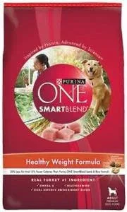 Purina One Smartblend Healthy Weight Turkey Formula Dry Dog Food-16.5-lb-{L+1}