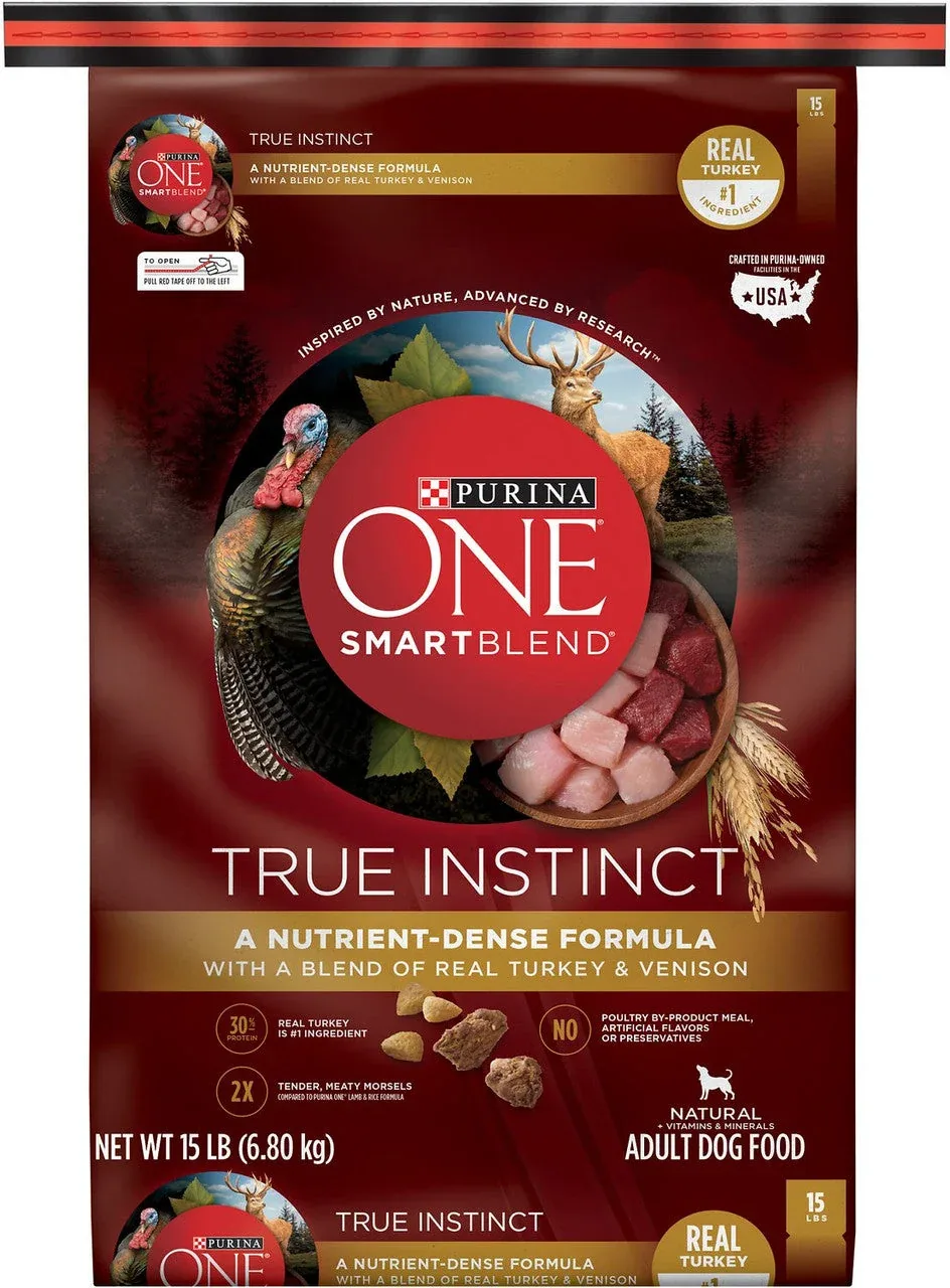 Purina One Smartblend True Instinct With Real Turkey & Venison 15lb {L-1}178586