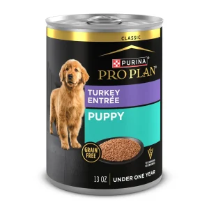 Purina Pro Plan Grain Free Wet Puppy Food, Classic Turkey Entrée