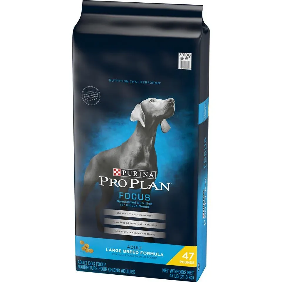 Purina Pro Plan Large Breed Formula Adult Dry Dog Food 47lb {L-1}381688