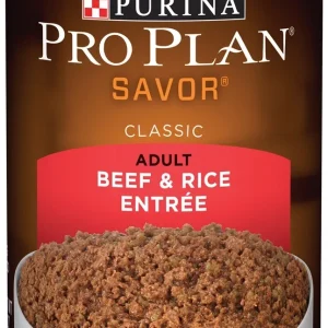 Purina Pro Plan Savor Adult Beef & Rice Entree Canned Dog Food