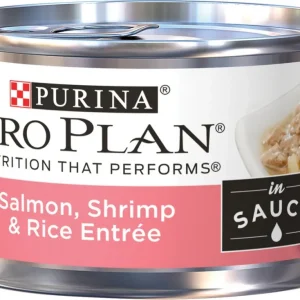 Purina Pro Plan Savor Adult Salmon, Shrimp & Rice in Sauce Entree Canned Cat Food