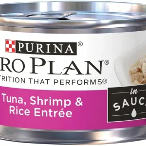 Purina Pro Plan Savor Adult Tuna, Shrimp & Rice in Sauce Entree Canned Cat Food