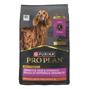 Purina Pro Plan Sensitive Skin and Stomach Dry Dog Food Senior Adult 7 Plus Salmon and Rice Formula