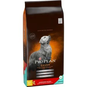 Purina Pro Plan Shredded Blend Beef & Rice Formula Adult Dry Dog 47lb {L-1}381689