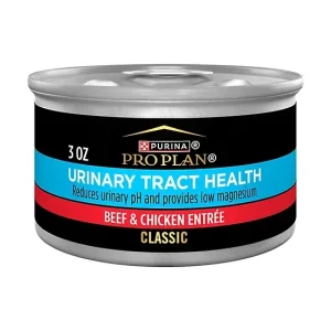 Purina Pro Plan Urinary Tract Health Adult Beef and Chicken Entree Wet Cat Food, 3 oz