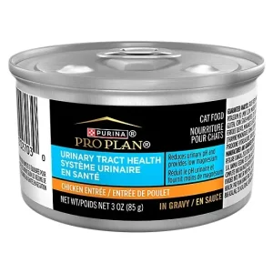 Purina Pro Plan Urinary Tract Health Adult Chicken Entree in Gravy Wet Cat Food, 3 oz.