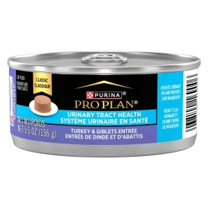 Purina Pro Plan Urinary Tract Health Turkey and Giblets Entree Classic Wet Cat Food Pate - 5.5 oz. Can