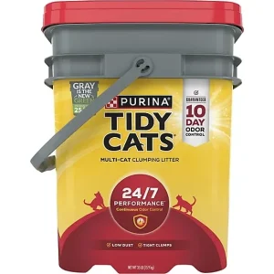 Purina Tidy Cats Scoop 24/7 Performance Continuous Odor Control for Multiple Cats Cat Litter, 35lb