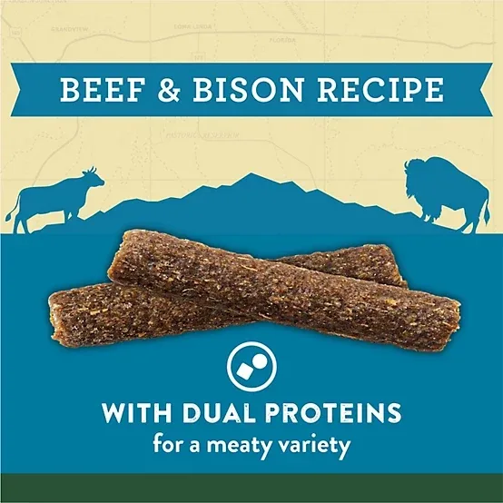 Purina Zukes Adventure Sticks Beef and Bison Dog Treats, Natural Dog Treat Sticks, 6oz - Image 2