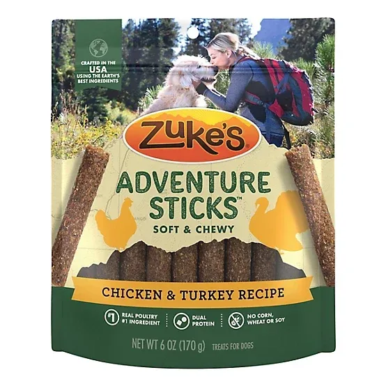 Purina Zukes Adventure Sticks Chicken and Turkey