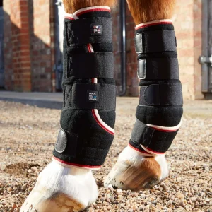 Quick Dry Horse Leg Wraps Black