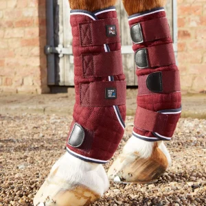 Quick Dry Horse Leg Wraps Burgundy