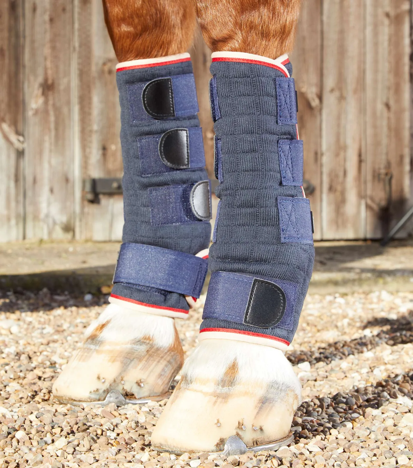 Quick Dry Horse Leg Wraps Navy - Image 2