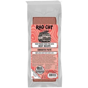 Rad Cat Raw Frozen Beef Recipe Smooth Pate Cat Food