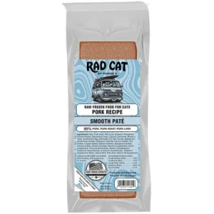 Rad Cat Raw Frozen Pork Recipe Smooth Pate Cat Food