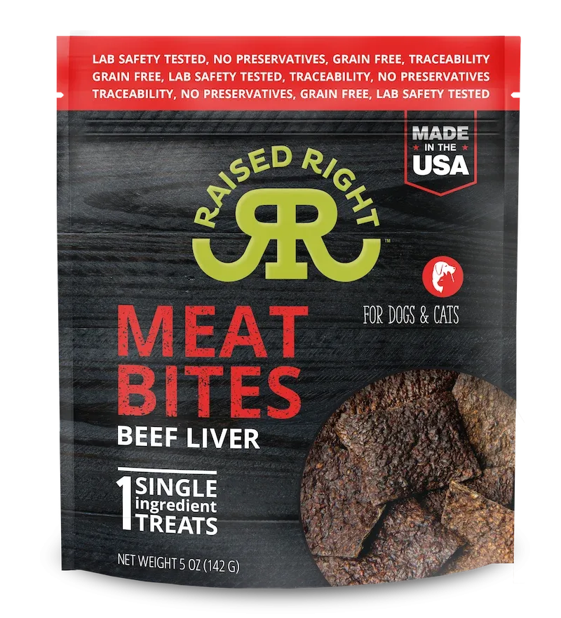 Raise Right Meatt Bites Beef 5oz 6ct{L+x}