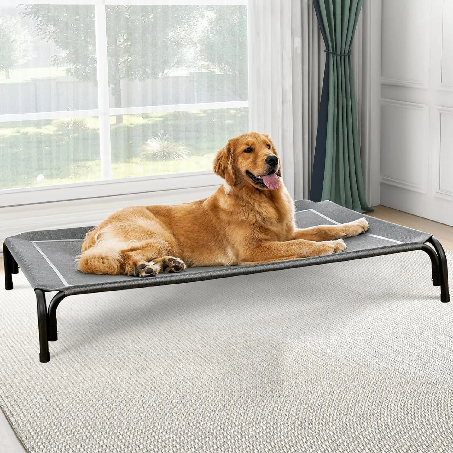 Raised Dog Bed with Breathable Mesh