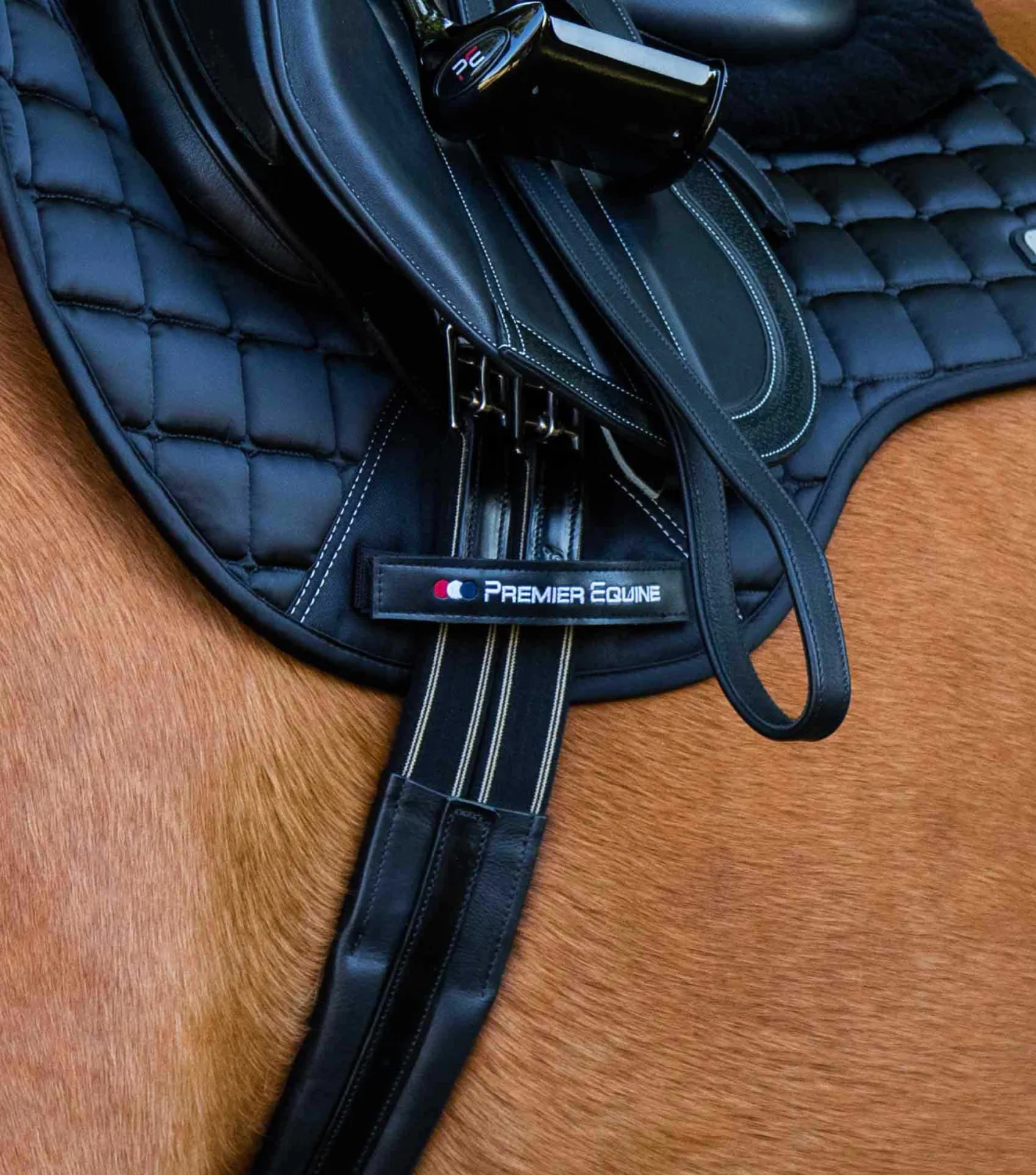 Rapone Leather Girth Black - Image 2