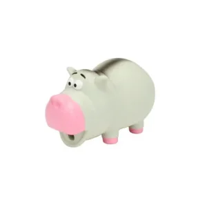 Rascals Latex Grunting Hippo Dog Toy