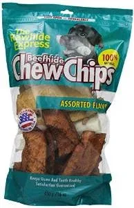 Rawhide Express Assorted Flavors Chips 1 lb. Bag {L-1}105279