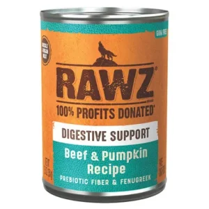 RAWZ Digestive Support Beef & Pumpkin Recipe Adult Canned Dog Food