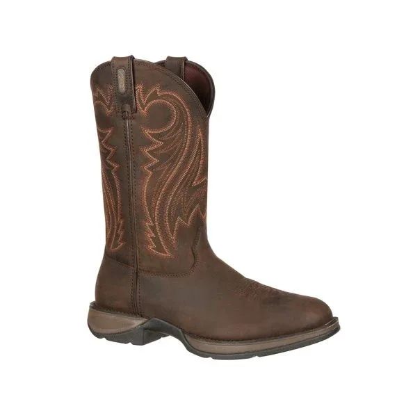 Rebel Durango Mens Sq Choc Pull-On Boots - Image 2