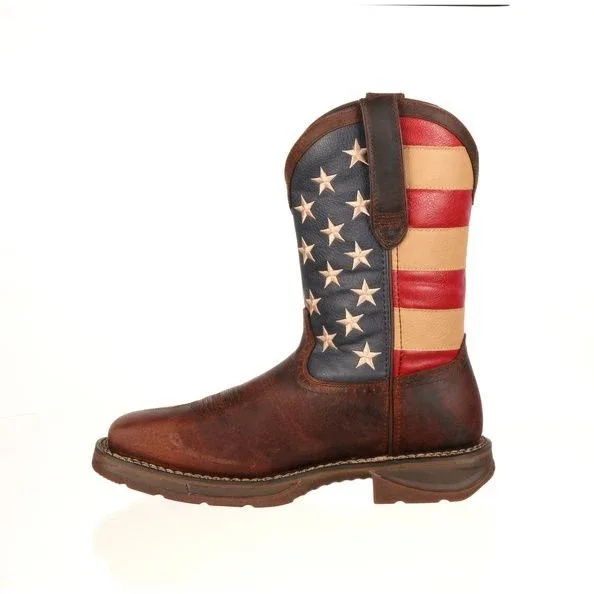 Rebel Durango Mens Steel Union Flag Boots - Image 2