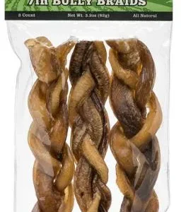 Red Barn Braid Bully 7" - 3 Pack {L+b}416168