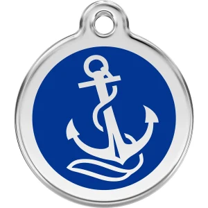 Red Dingo Anchor Pet ID Dog Tags
