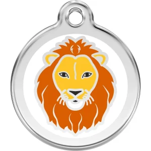Red Dingo Lion Pet ID Dog Tag