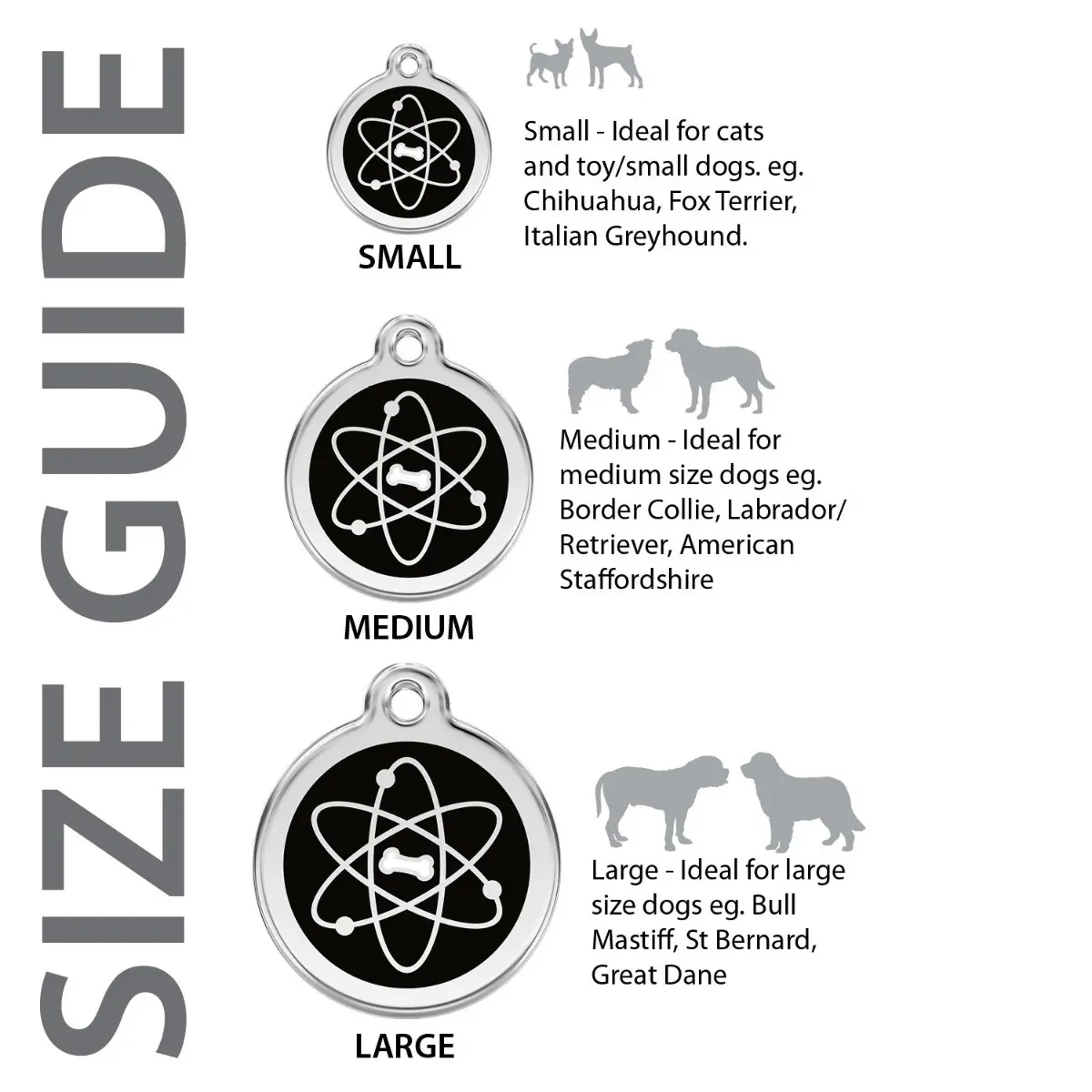 Red Dingo Moon Pet ID Dog Tags - Image 2