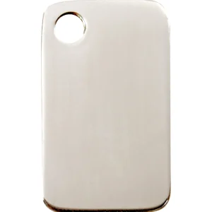 Red Dingo Stainless Steel Rectangle Pet ID Dog Tags