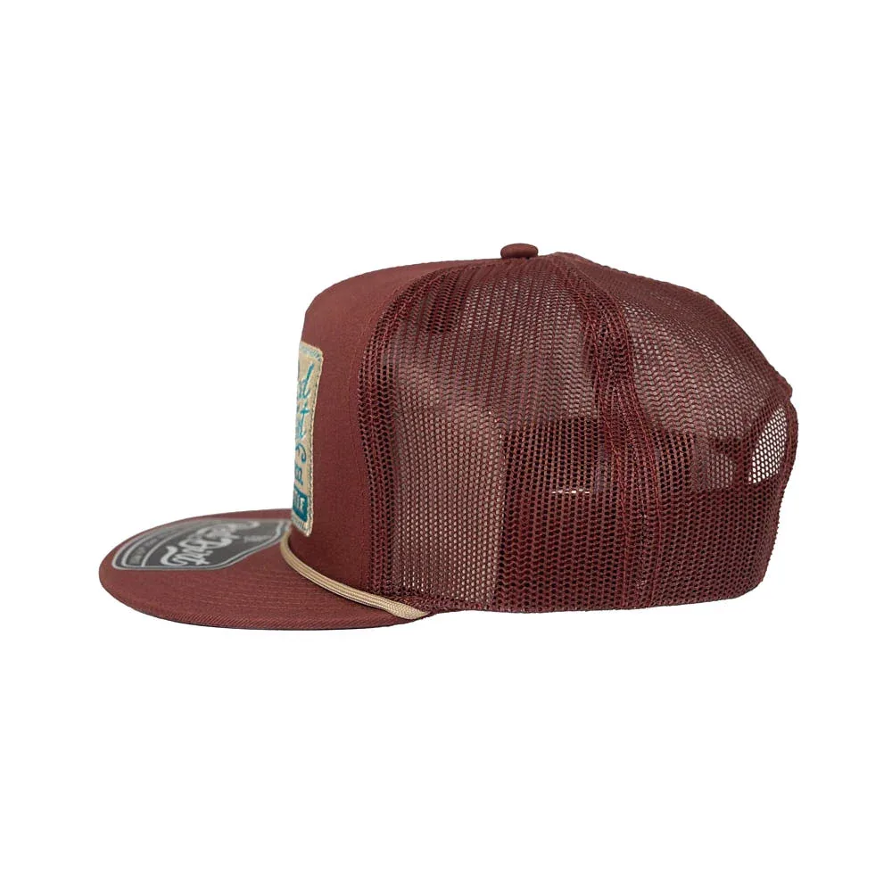 Red Dirt Hat Company Burgundy Where's The Beef Cap - Image 2