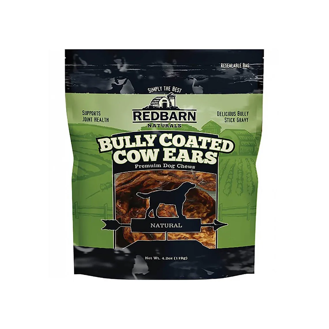 Redbarn Bully Coated Cow Ears