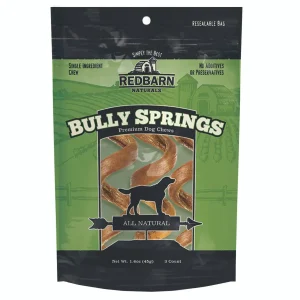Redbarn Bully Springs Dog Treat 3pk 6in