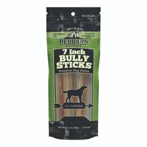 Redbarn Bully Stick Dog Treat 7in 3pk