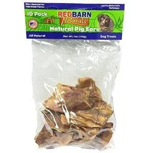 RedBarn Natural Pig Ears 8/10pck {L+1x} 416260