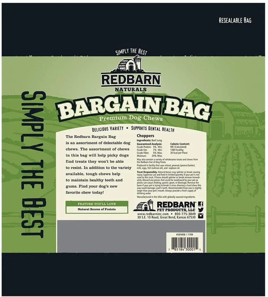 Redbarn Naturals Dog Treat Bargain Bag - Image 2