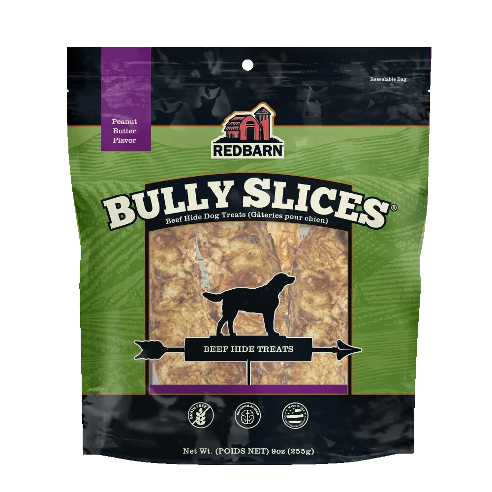 Redbarn Peanut Butter Flavored Bully Slices Dog Chew