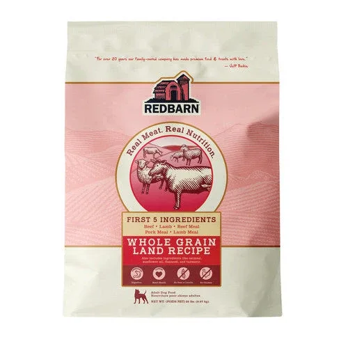 Redbarn Pet Products Whole Grain Land Recipe Dog Food 22 lb - Image 2