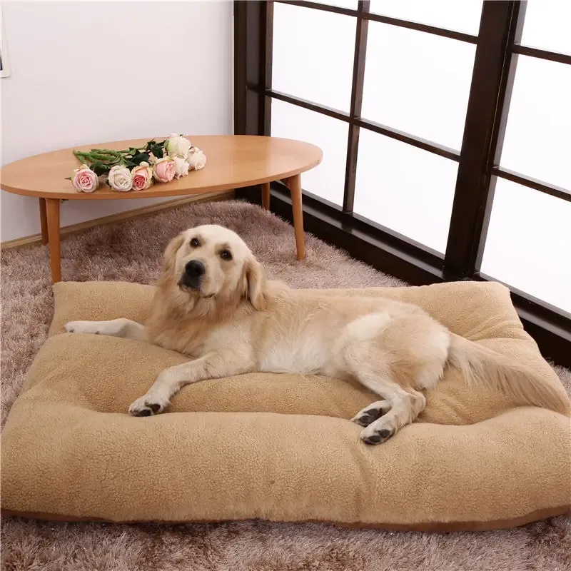 Removable & Washable Large Dog Bed – Ideal for Golden Retrievers