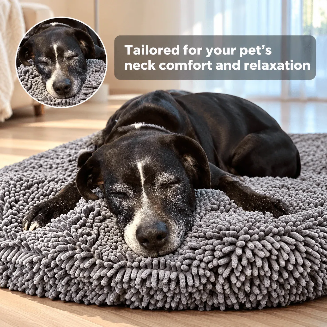 Removable & Washable Round Cat Bed - Image 2